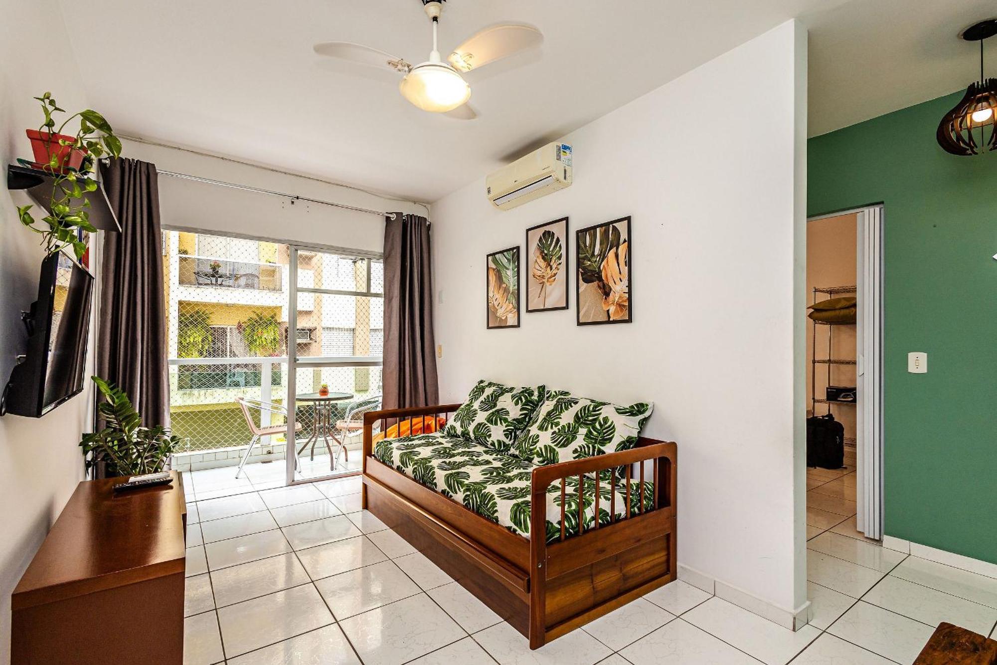 Apto Na Enseada Excelente Localizacao, 500M Da Praia, Garagem, Ar Condicionado Portaria 24 Horas Guarujá Exteriör bild